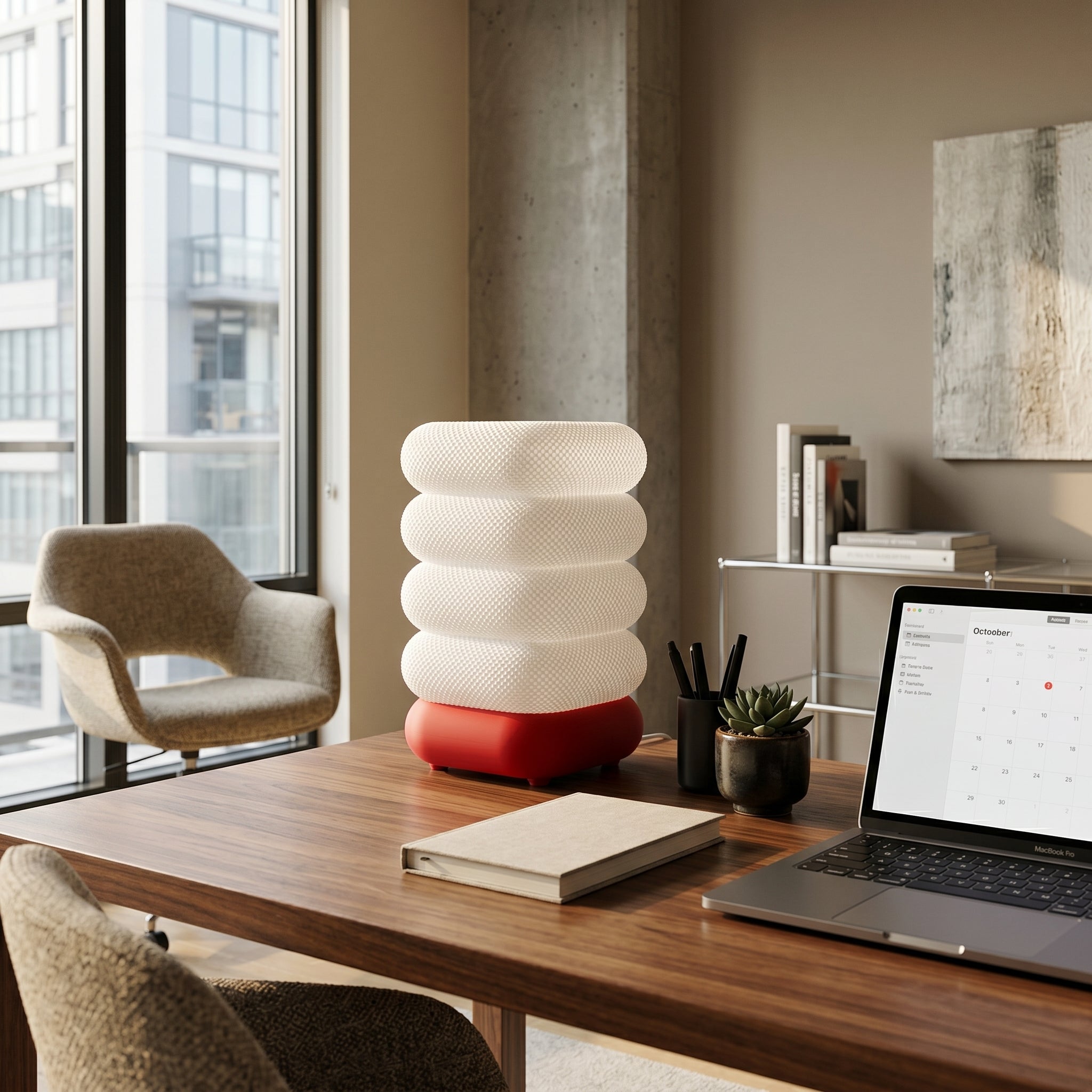 Aura Stack™ Textured Table Lamp